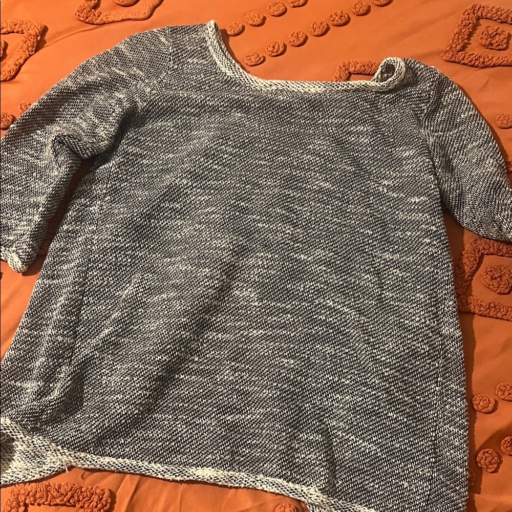 Loveappella Charcoal Knit Sweater